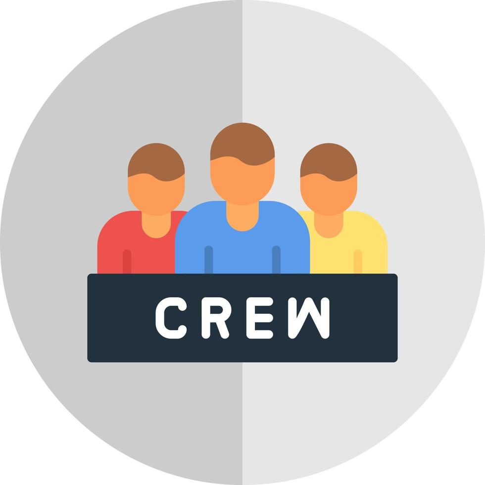 Crew Vector Icon Design