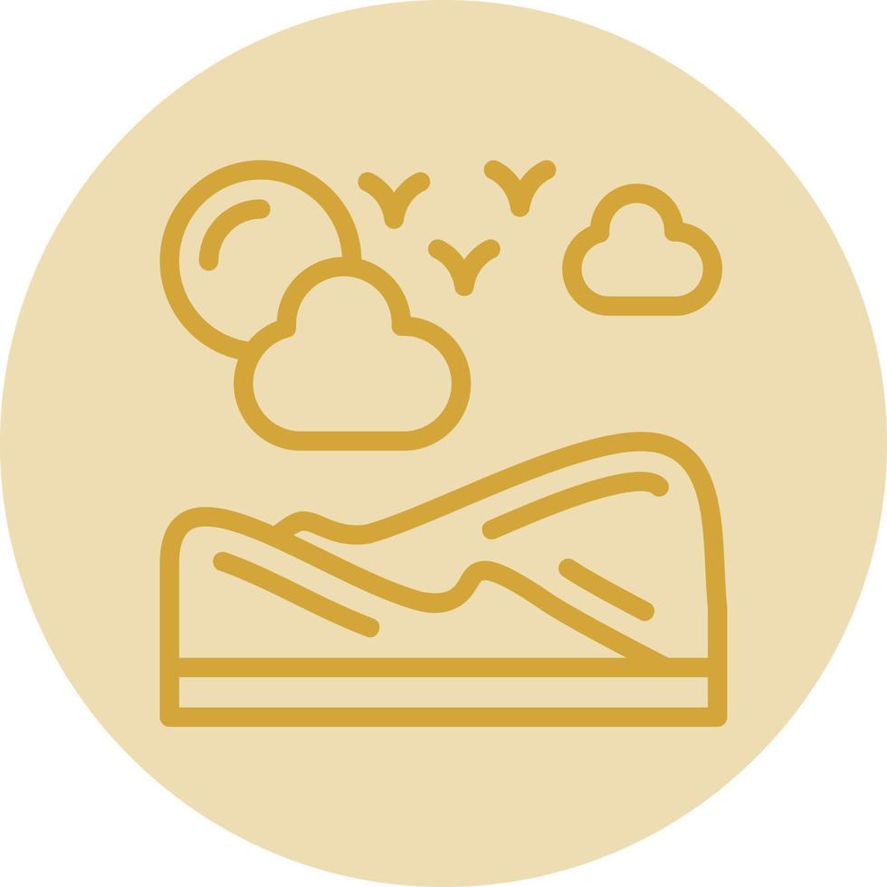 Desert Vector Icon Design