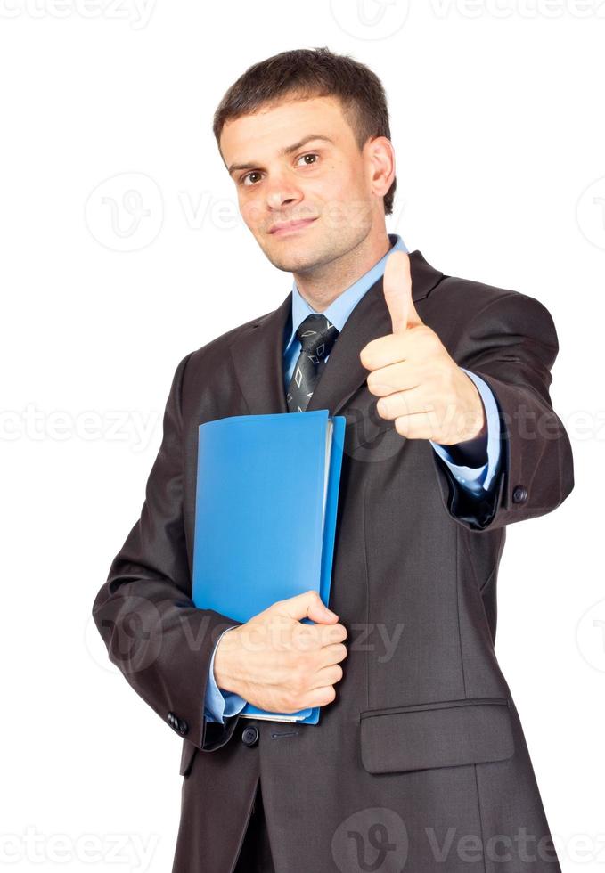 Young Businessmen with folder photo