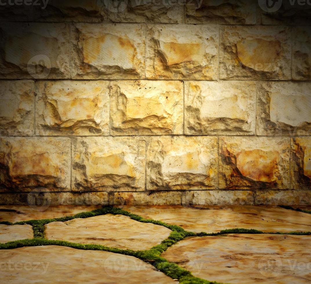 Stone wall background photo