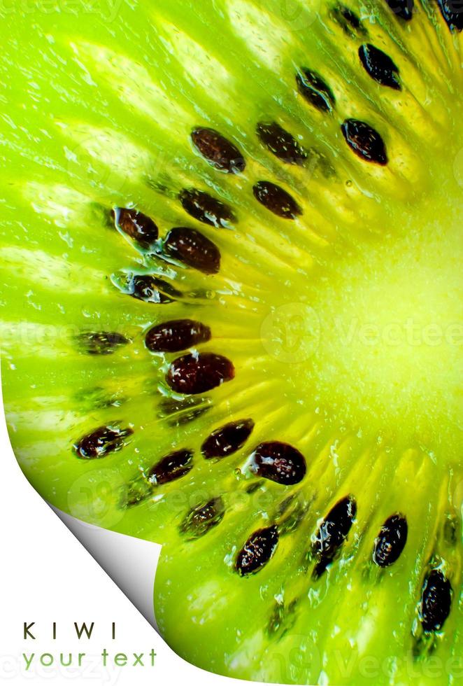 kiwi Fruta bandera foto