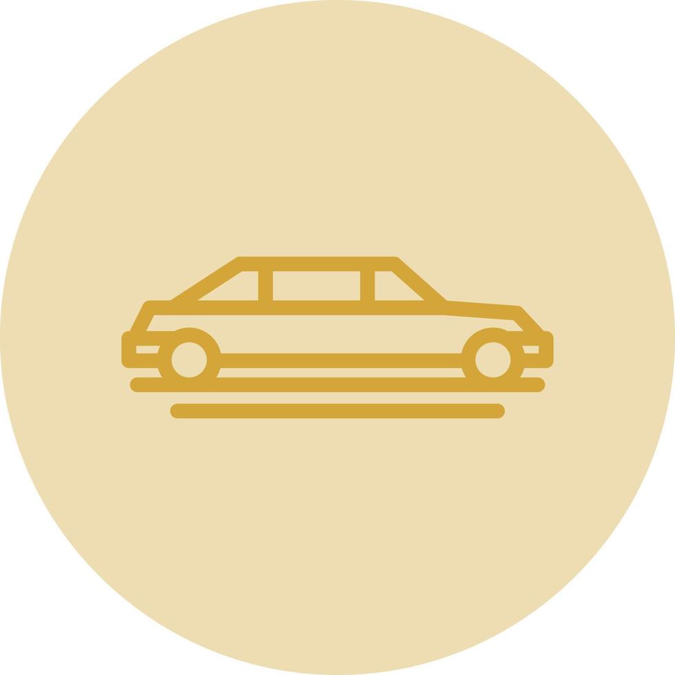 Limousine Vector Icon Design