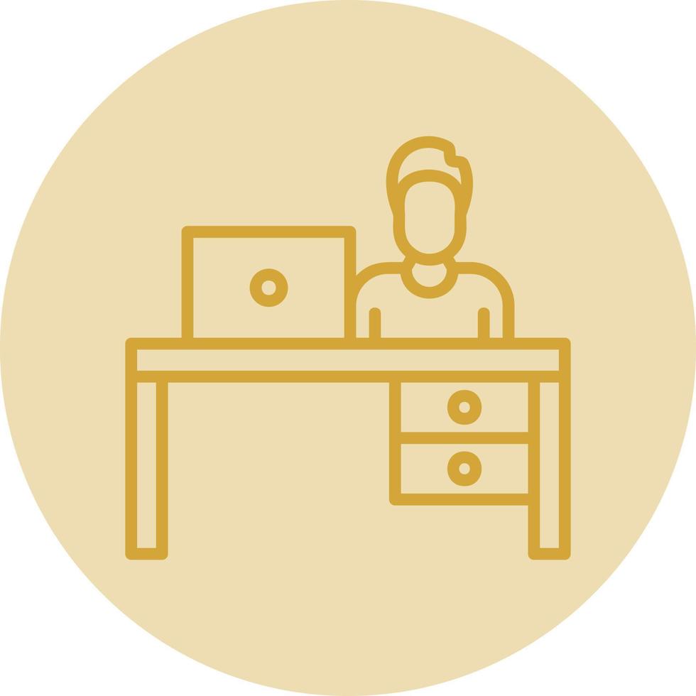 Workplace Vector Icon Design