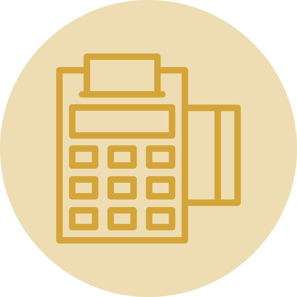 Pos Terminal Vector Icon Design