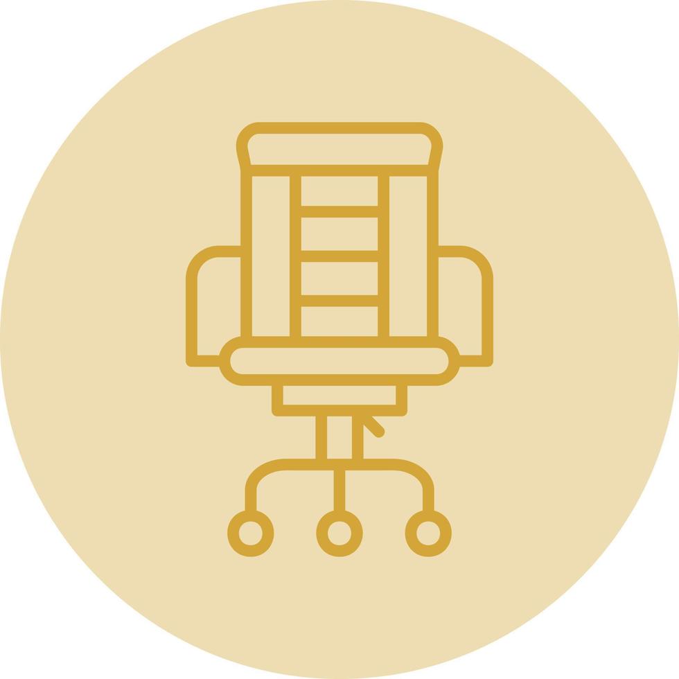 Boss Chair Vector Icon Design