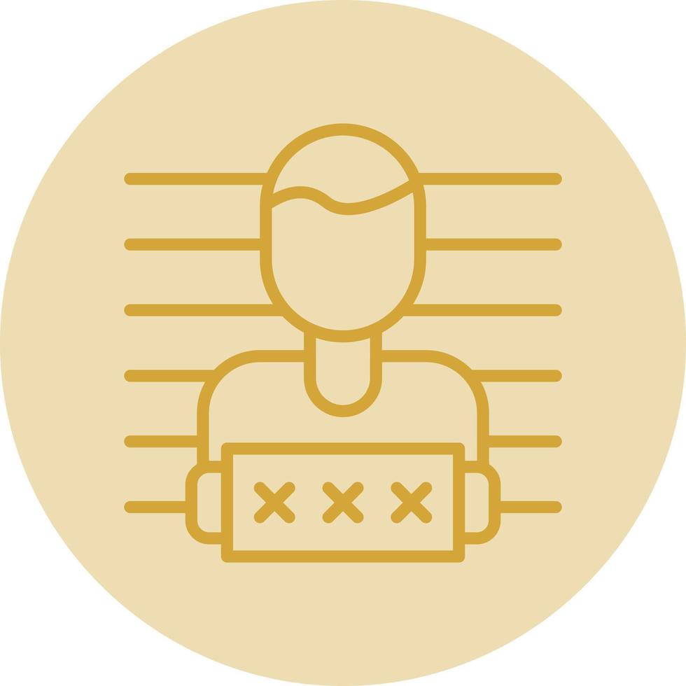 Mugshot Vector Icon Design