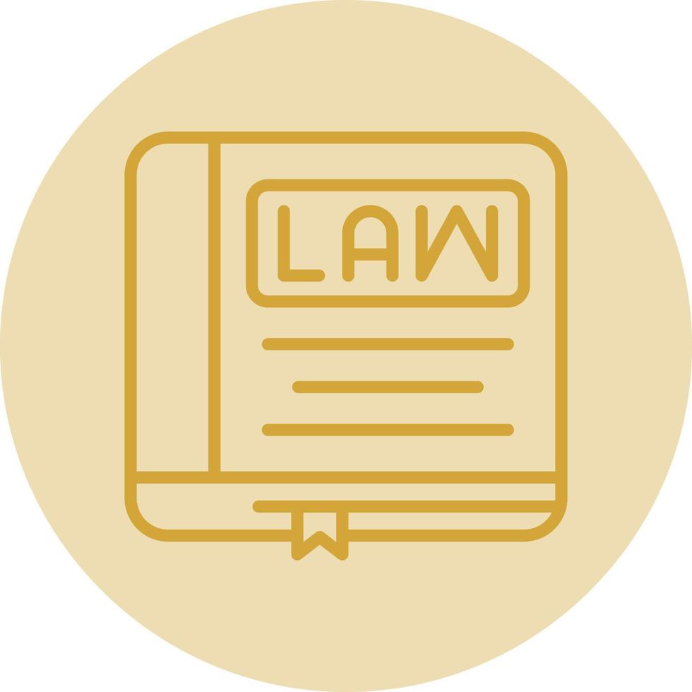 Law Book Vector Icon Design