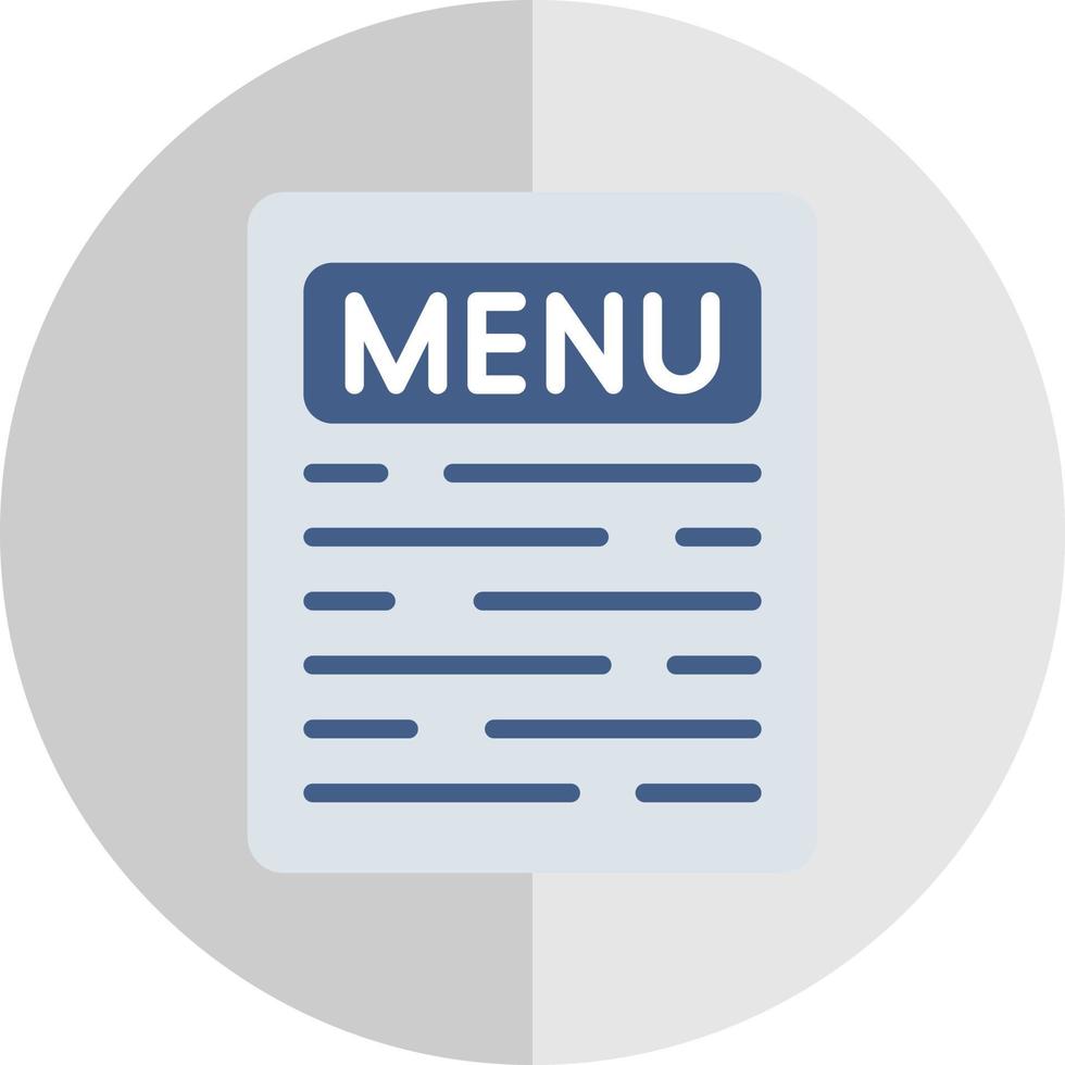 Menu Vector Icon Design