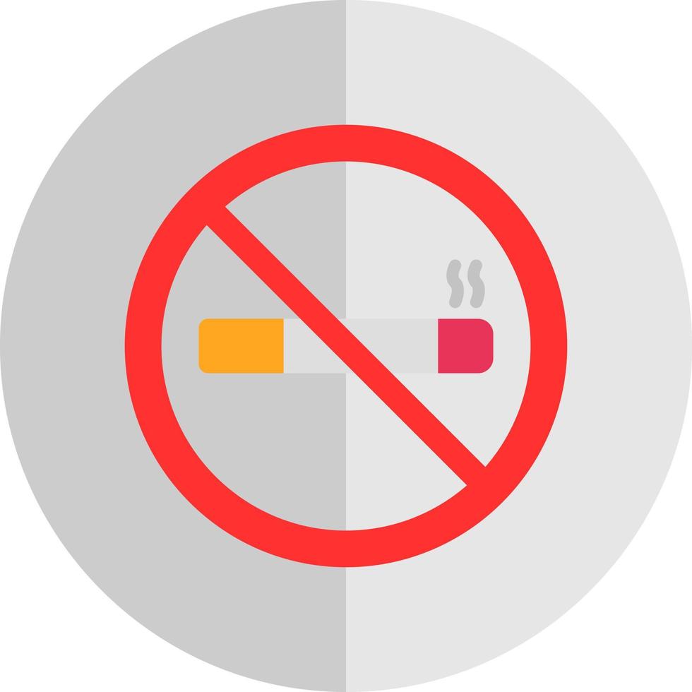 No Smoking Vector Icon Design