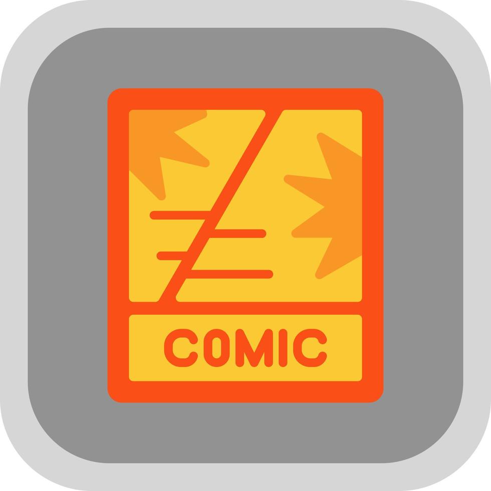 Comic Book Vector Icon Design