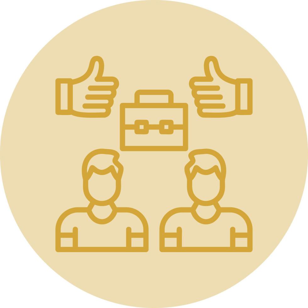 Partnership Vector Icon Design