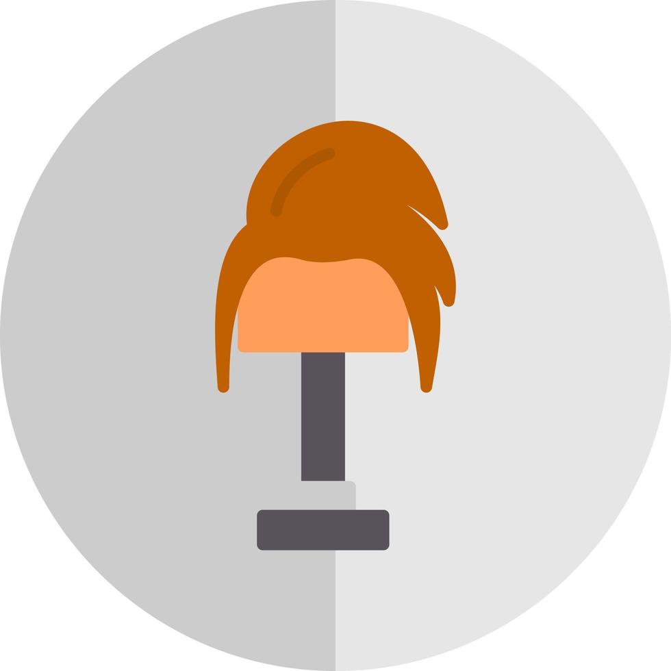 Wig Vector Icon Design