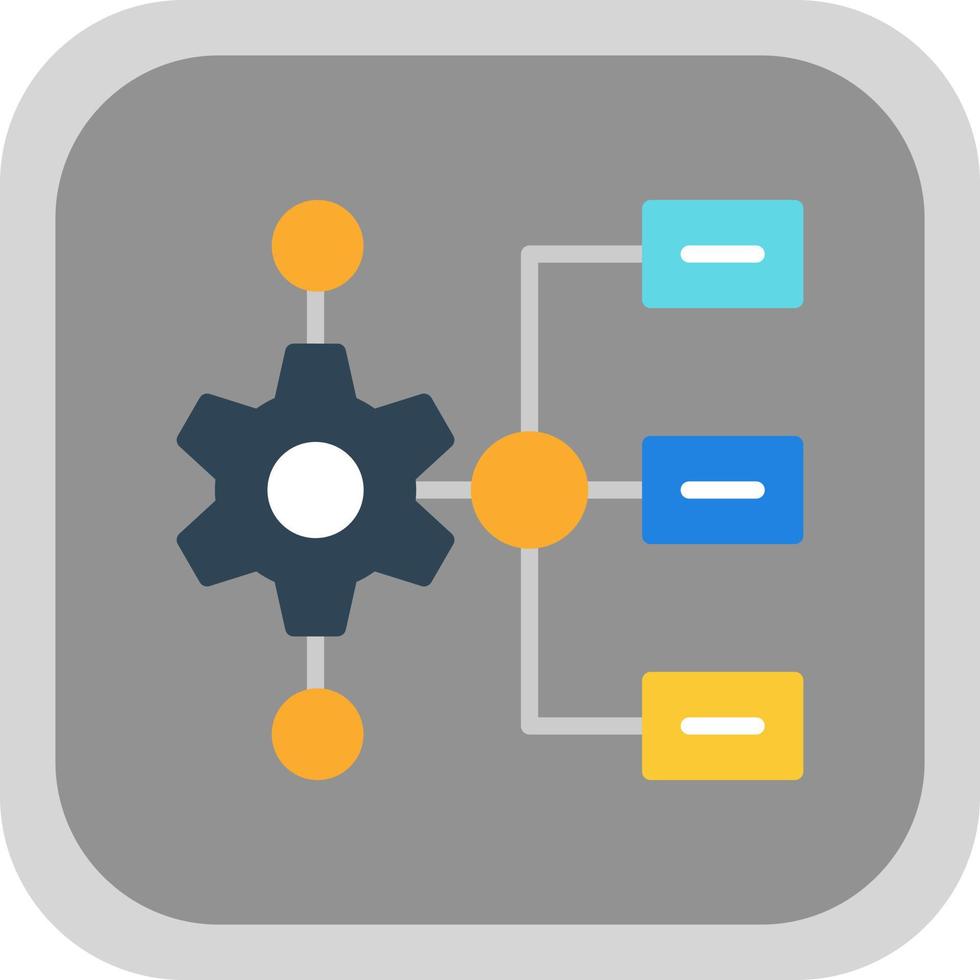 Workflow Vector Icon Design