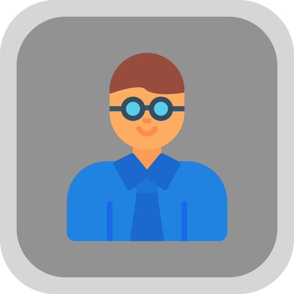 Professor Vector Icon Design