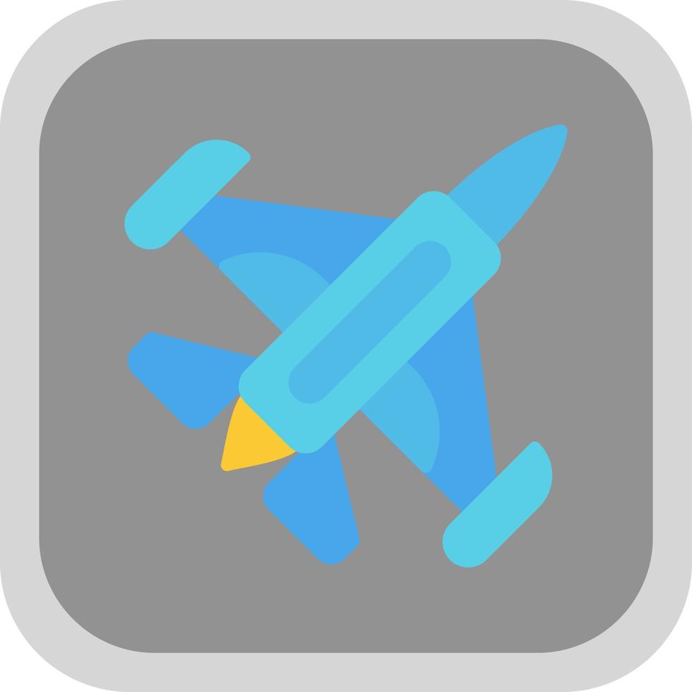 Jet Plane Vector Icon Design