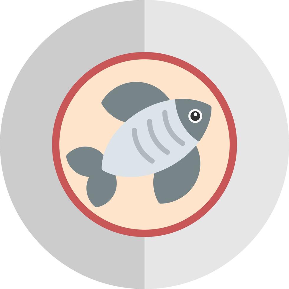 diseño de icono de vector de pescado