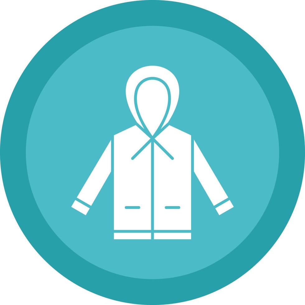 Raincoat Vector Icon Design