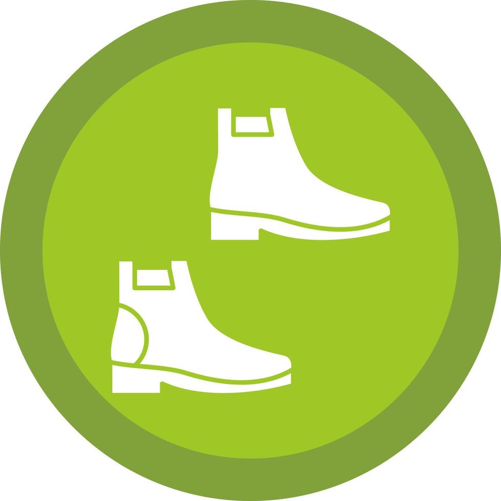 diseño de icono de vector de botas