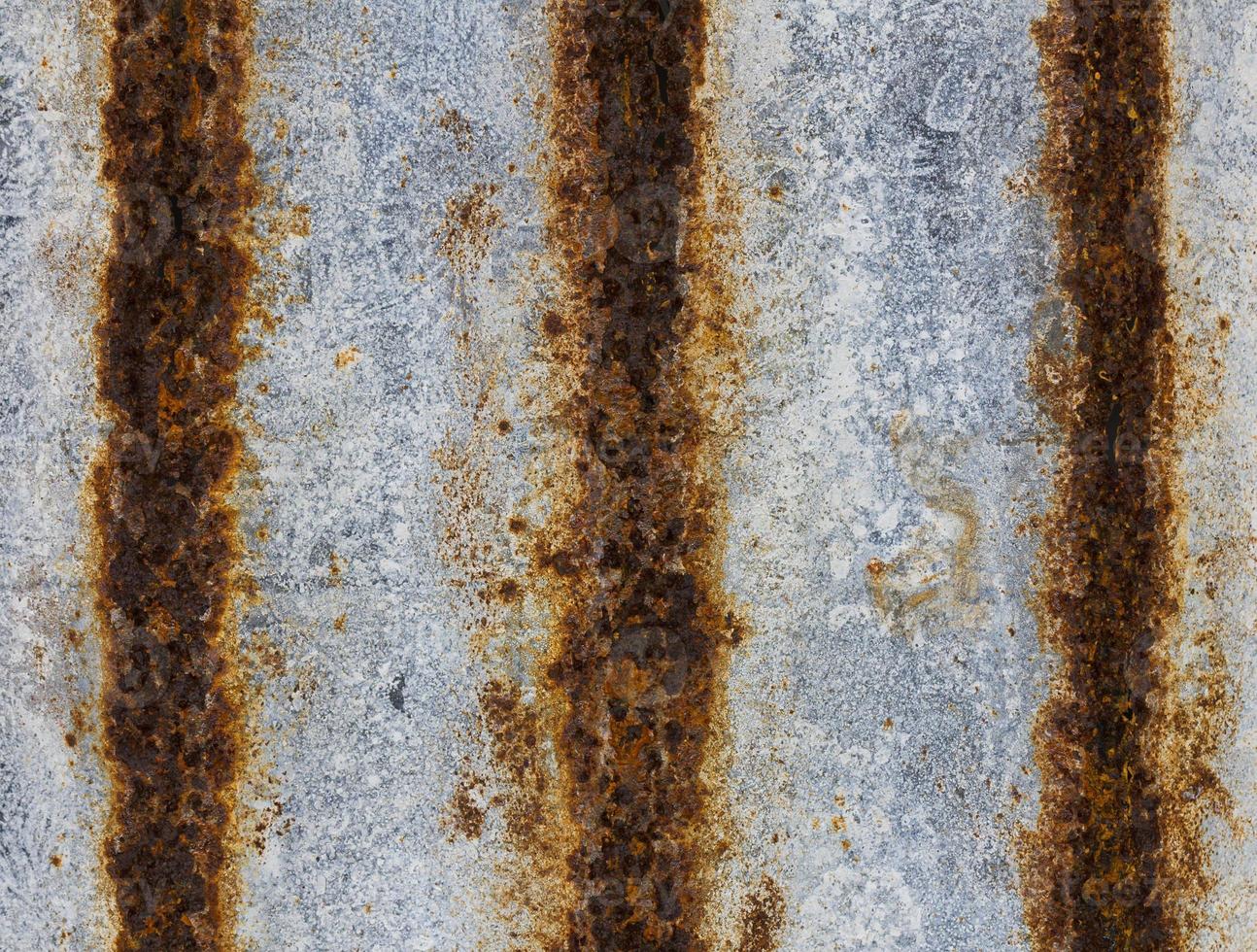 Old rusty zinc plate photo