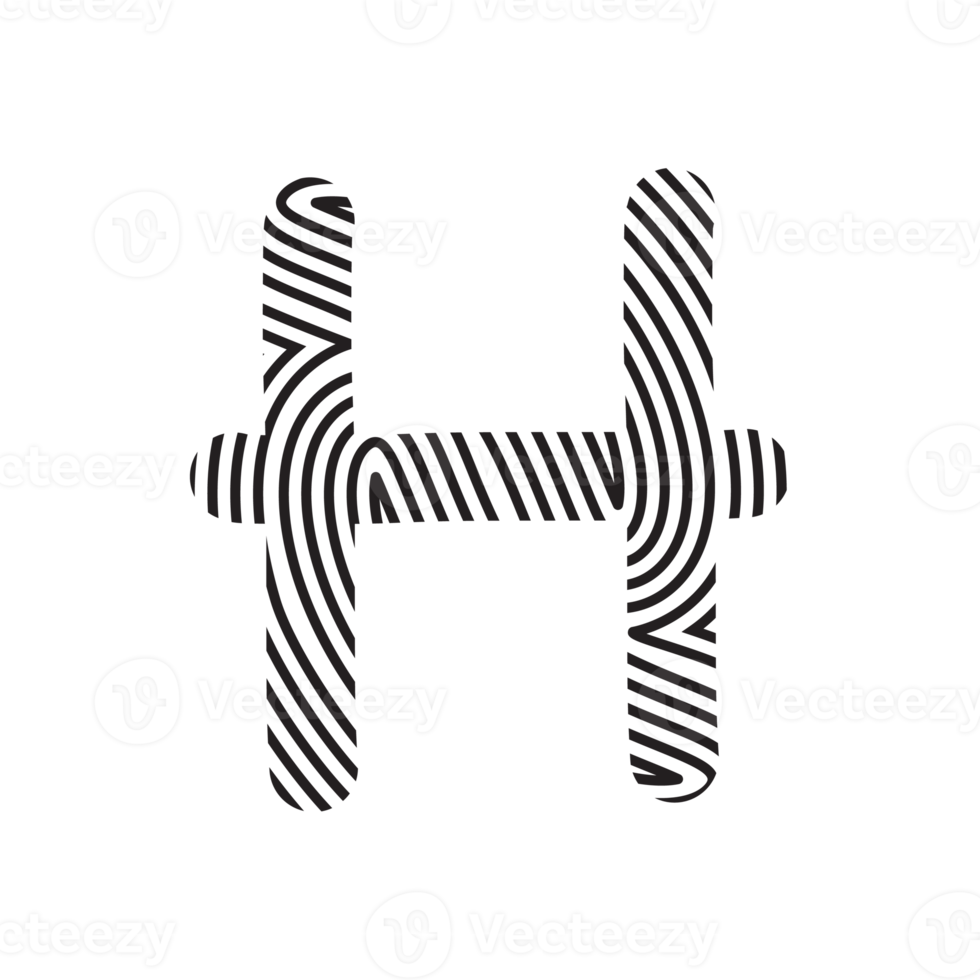 Zebra Font Aesthetic Handwritten Word Alphabet Fingerprint Line png