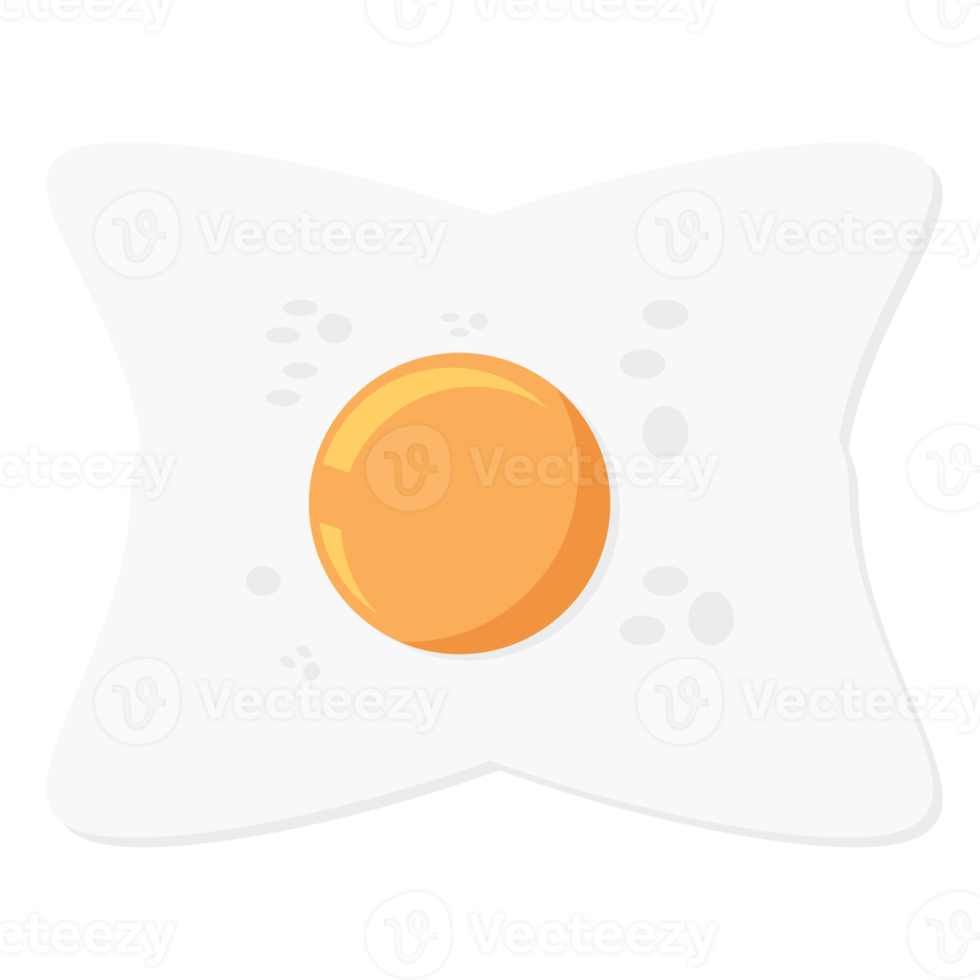 Fried Egg Yolk Fry Food Basic Shape png