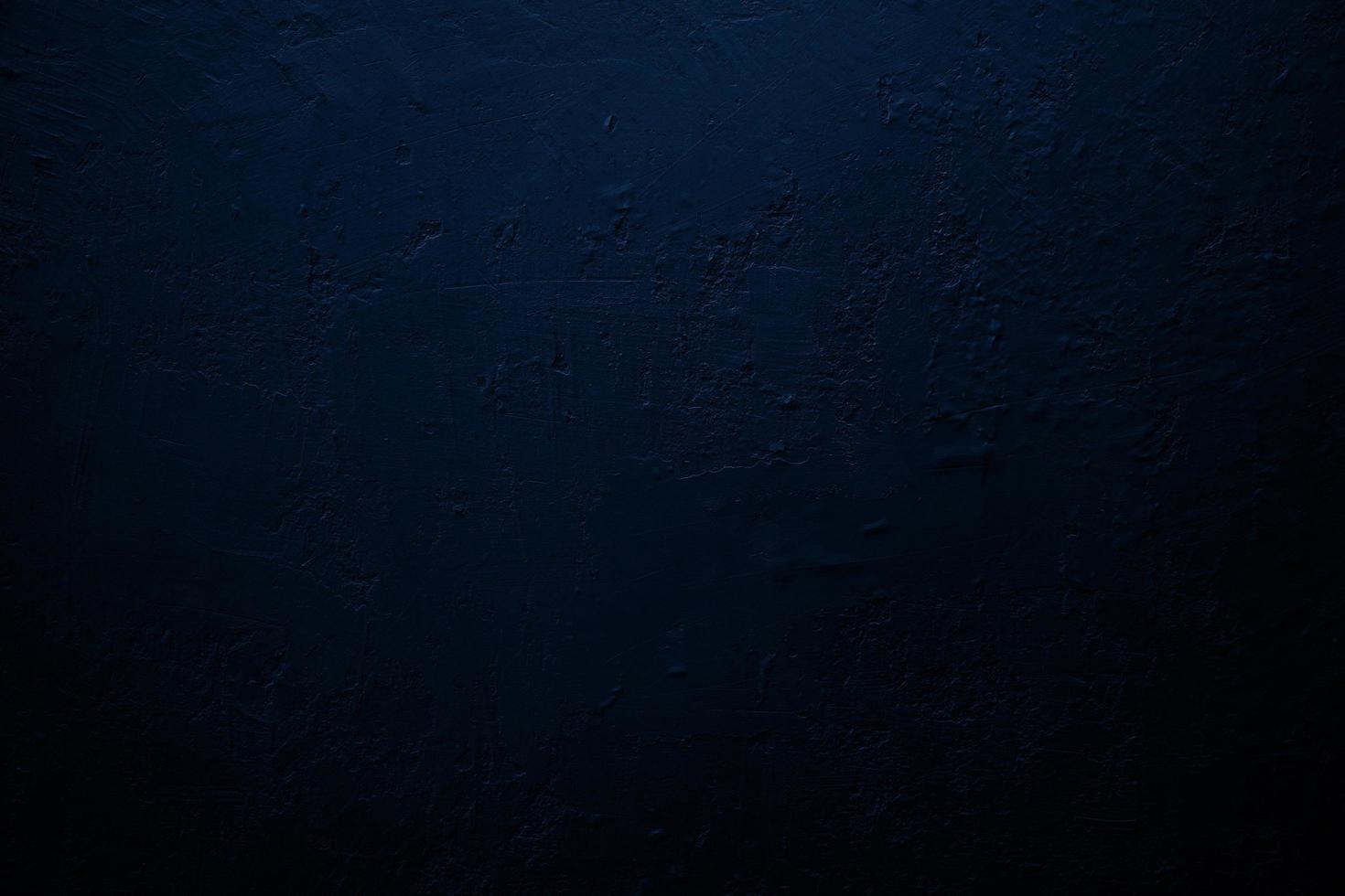 Vintage grunge blue concrete texture wall background with vignette. photo