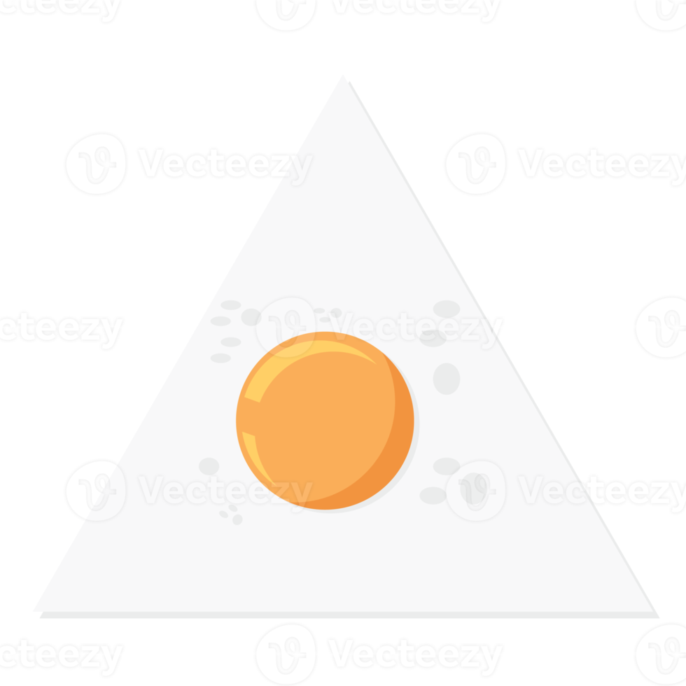 Fried Egg Yolk Fry Food Basic Shape png