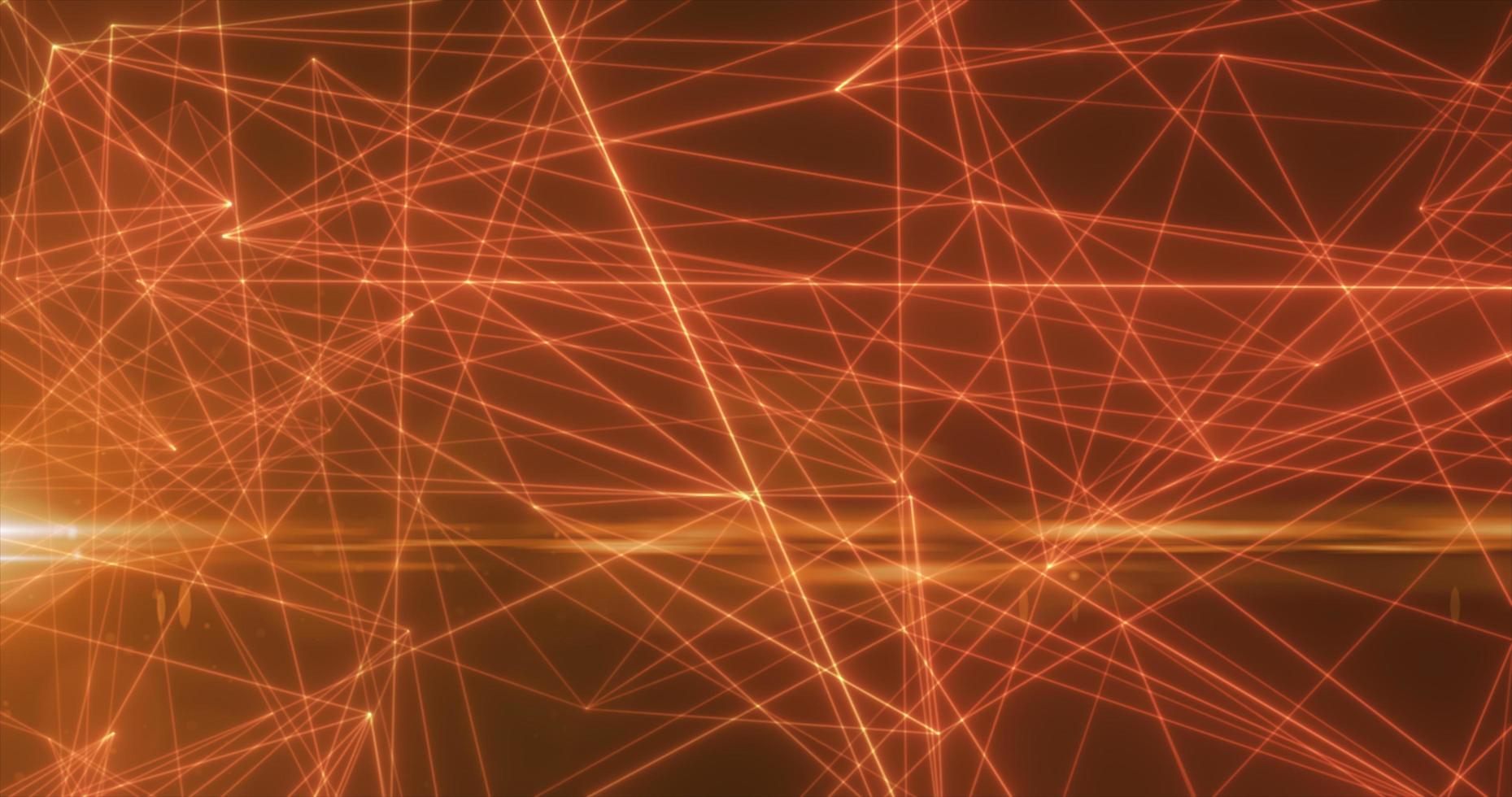 Abstract orange lines glowing high tech digital energy abstract background photo
