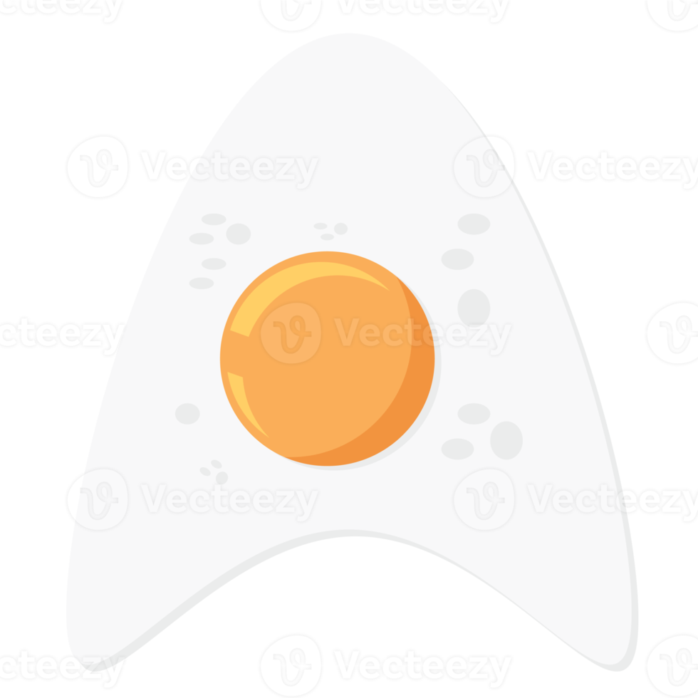 Fried Egg Yolk Fry Food Basic Shape png