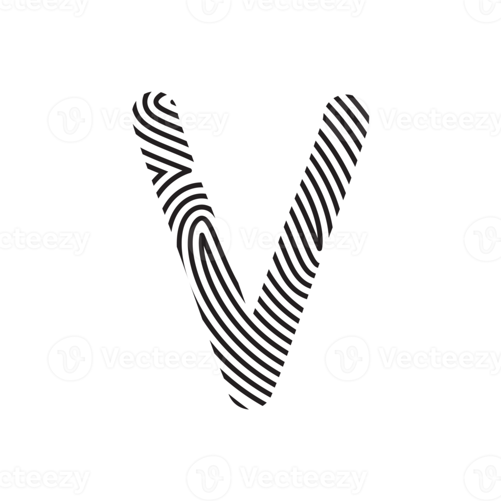 Zebra Font Aesthetic Handwritten Word Alphabet Fingerprint Line png