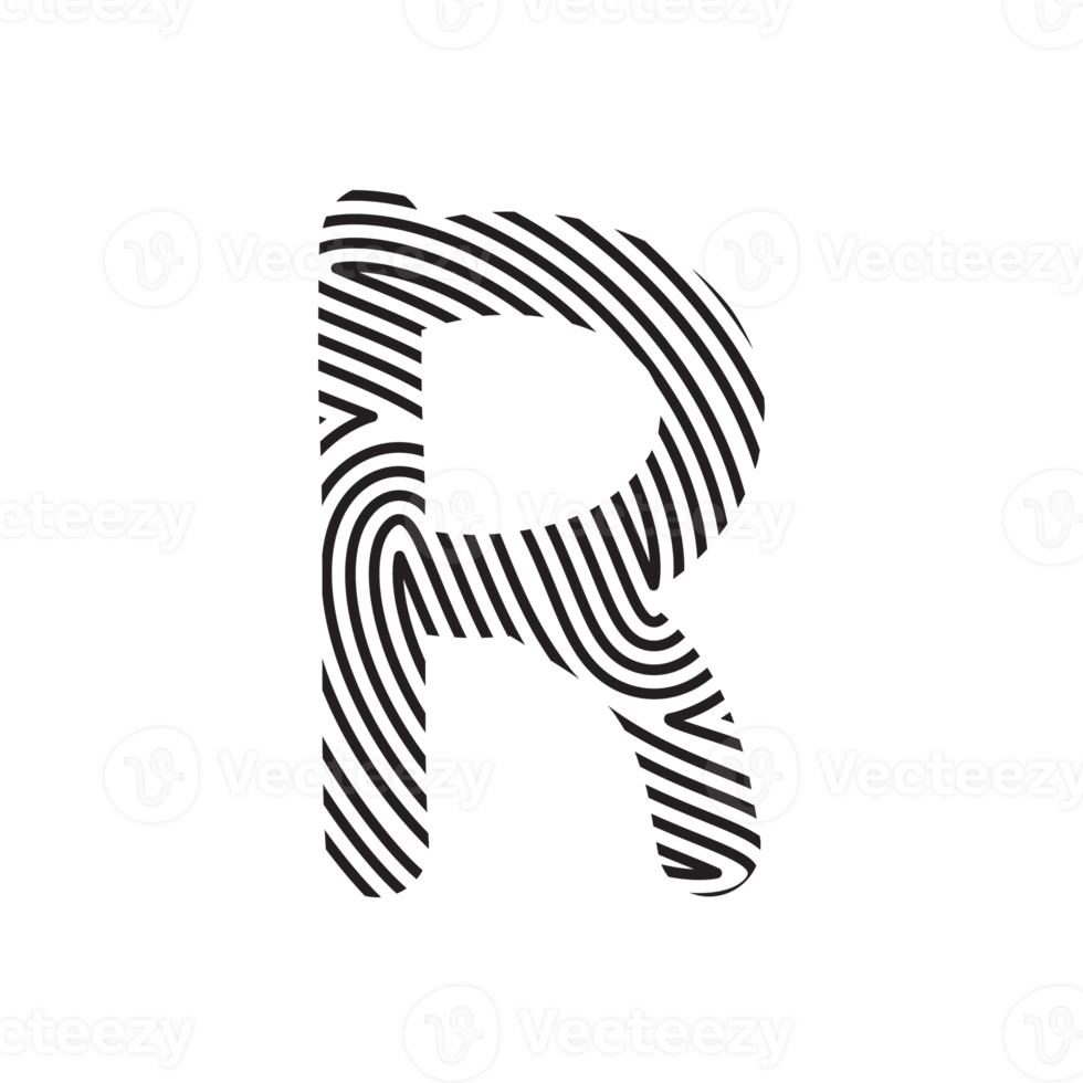 Zebra Font Aesthetic Handwritten Word Alphabet Fingerprint Line png