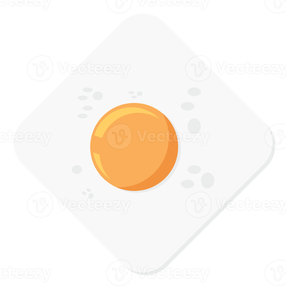 Fried Egg Yolk Fry Food Basic Shape png