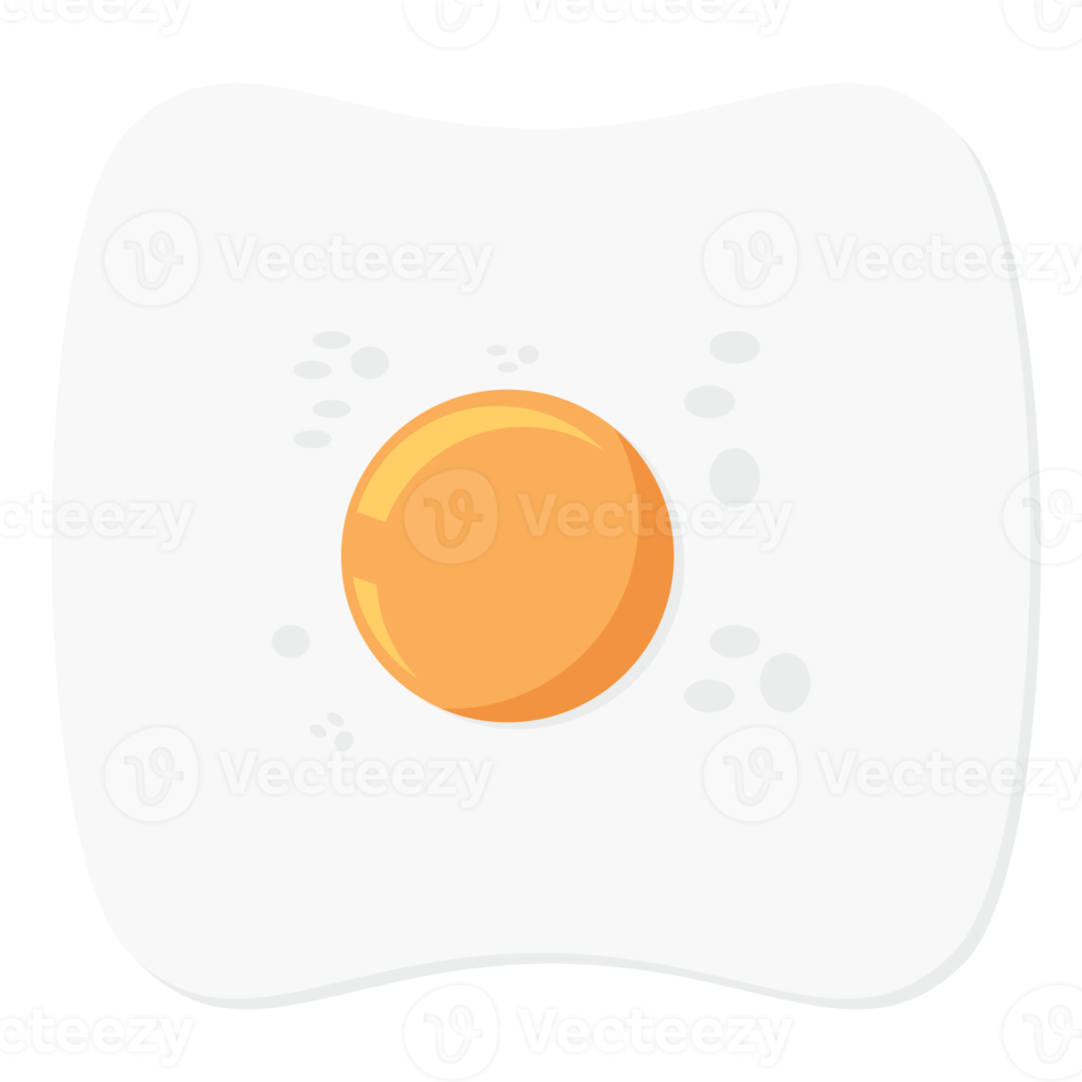 Fried Egg Yolk Fry Food Basic Shape png