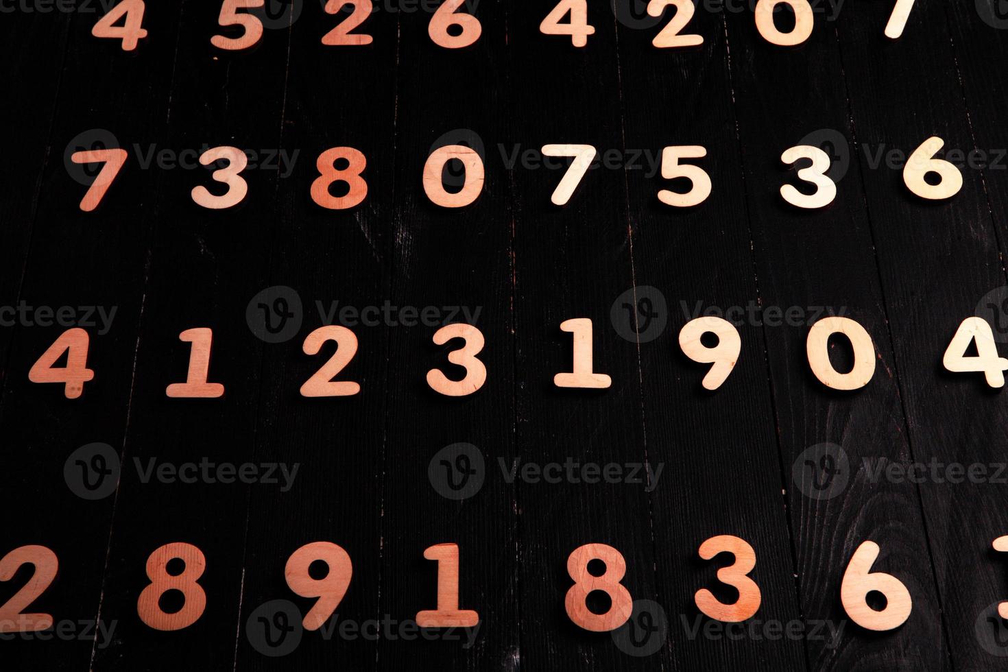 Numbers texture abstraction. Global economy crisis concept. Finance data or education concept. photo