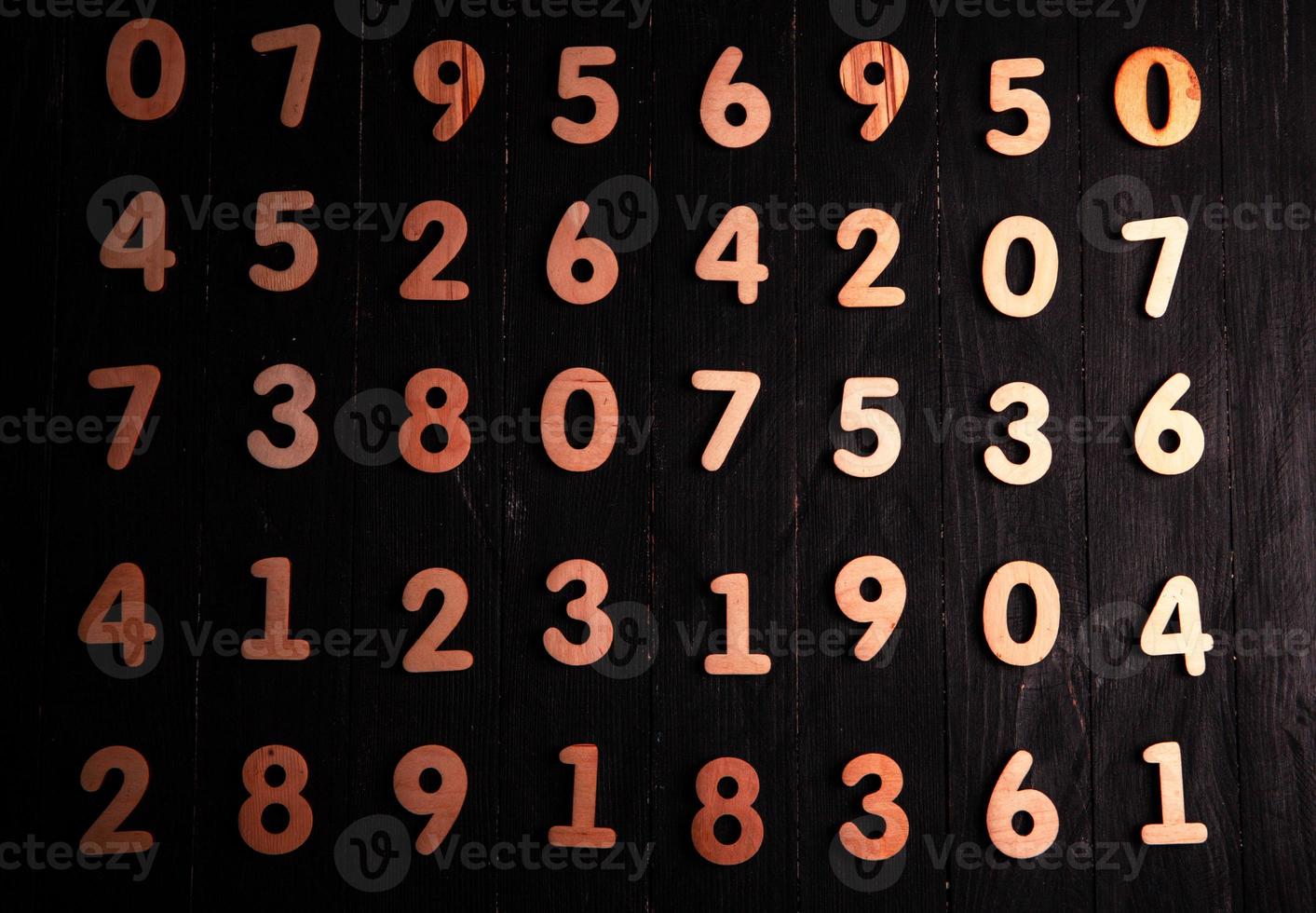 Numbers texture abstraction. Global economy crisis concept. Finance data or education concept. photo