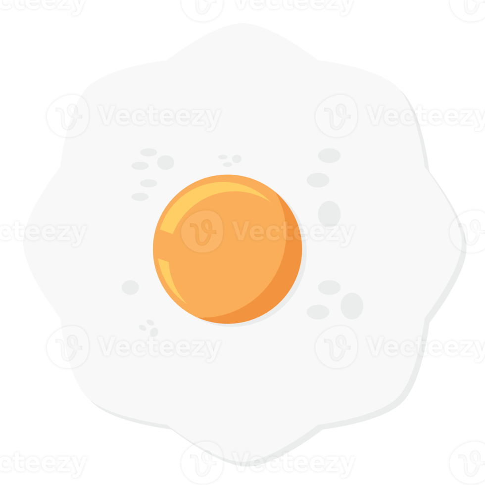 Fried Egg Yolk Fry Food Basic Shape png