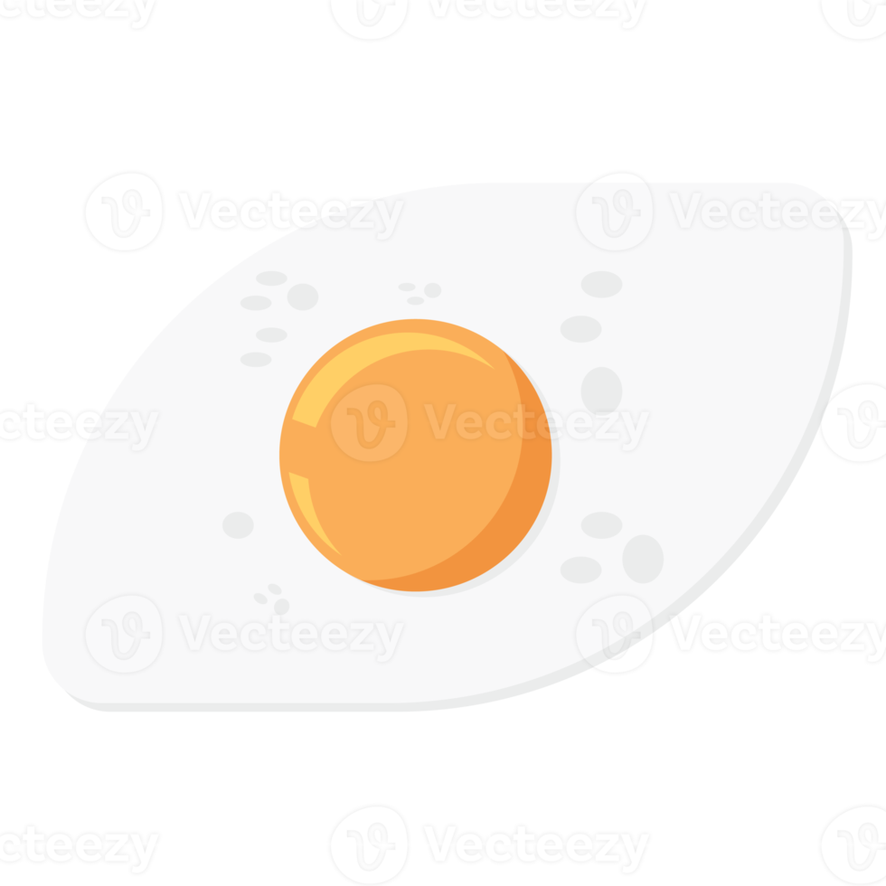 Fried Egg Yolk Fry Food Basic Shape png