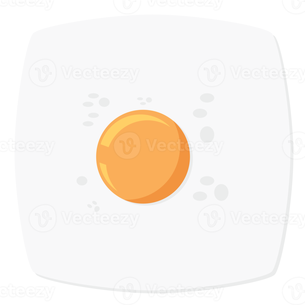 Fried Egg Yolk Fry Food Basic Shape png