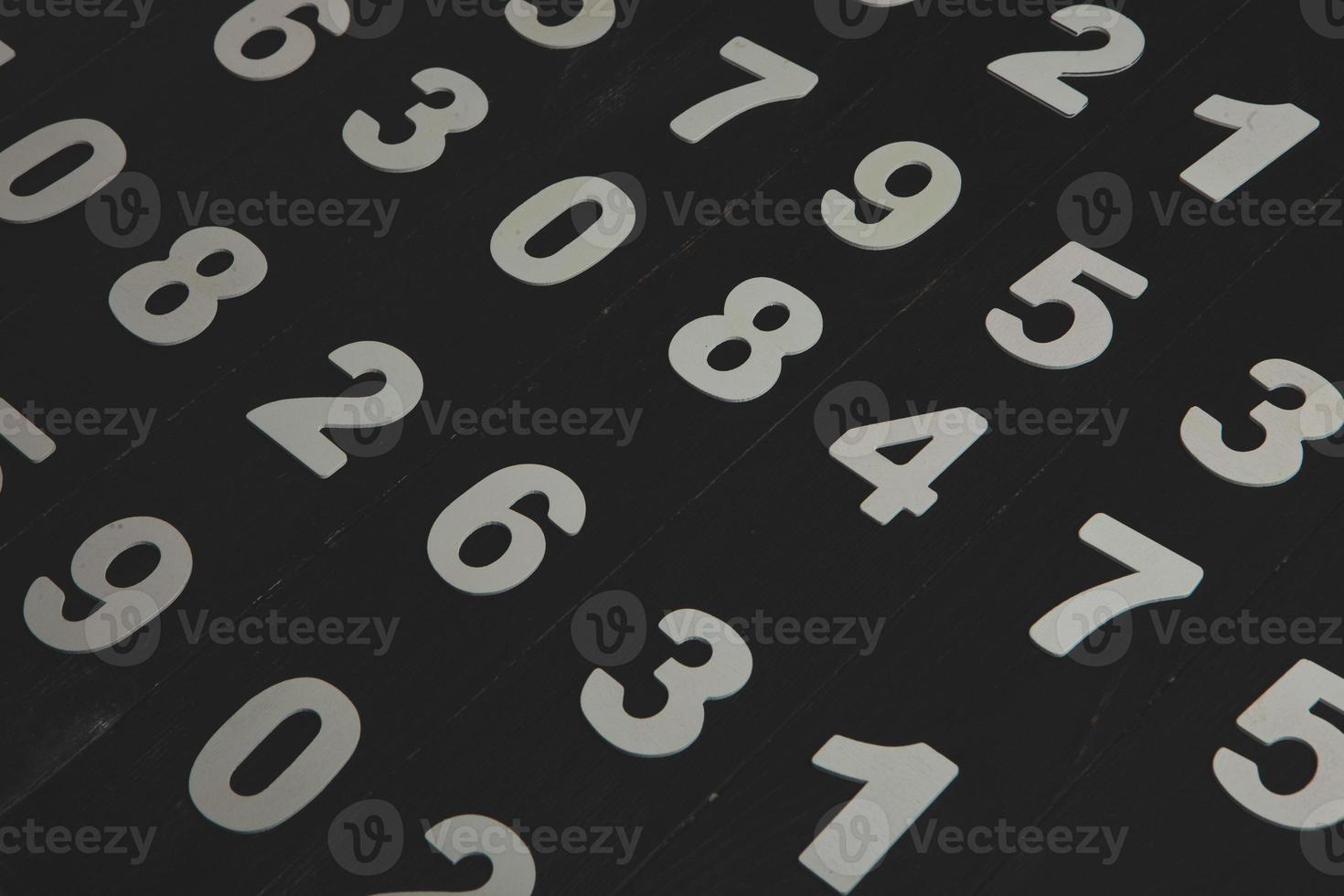 Numbers texture abstraction. Global economy crisis concept. Finance data or education concept. photo