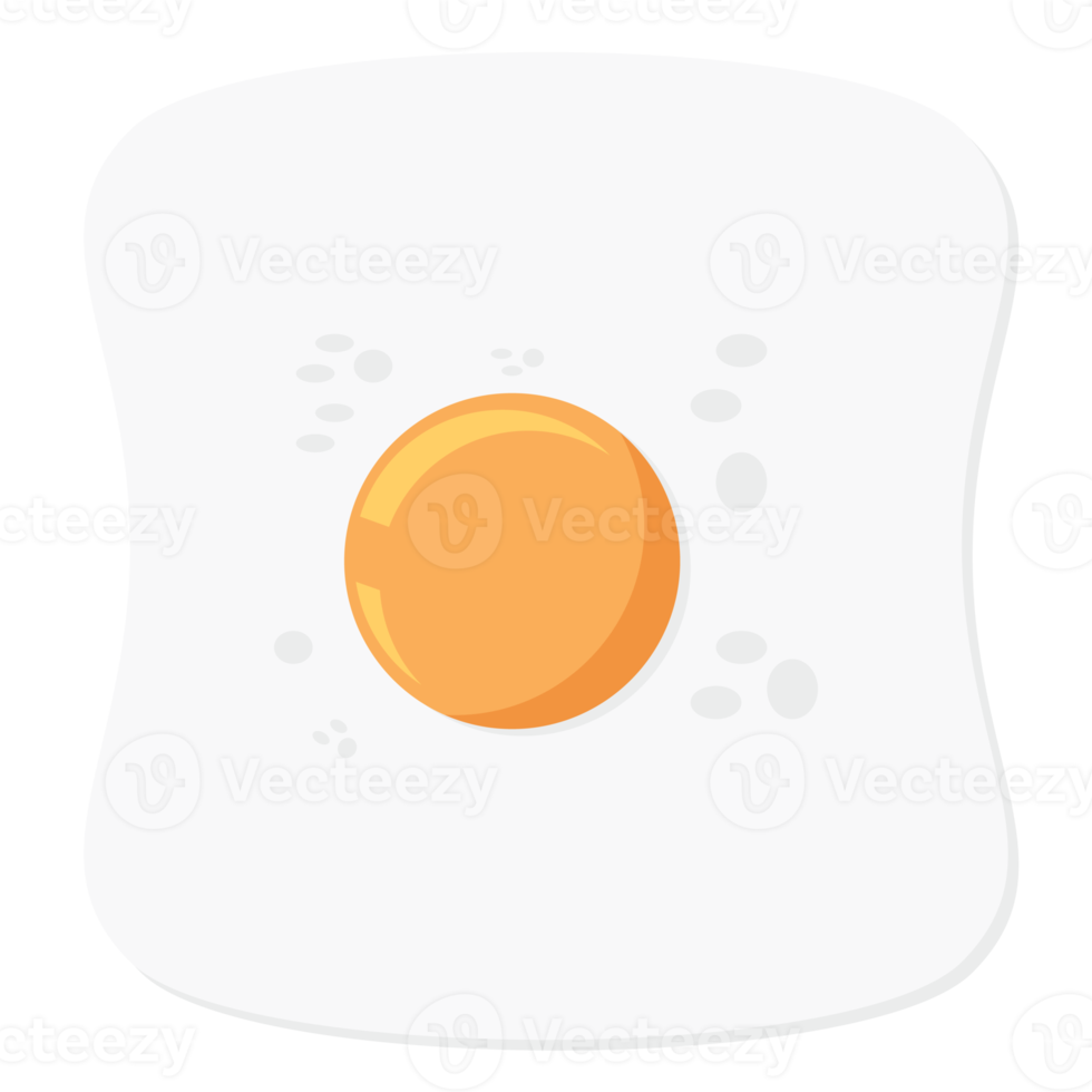 Fried Egg Yolk Fry Food Basic Shape png