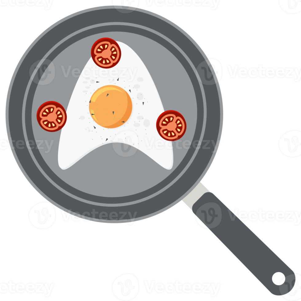 Fried Egg Yolk Tomato Frying Serving Food png