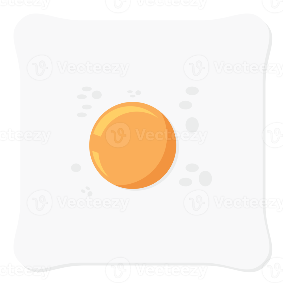 Fried Egg Yolk Fry Food Basic Shape png