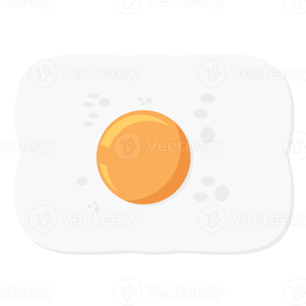 Fried Egg Yolk Fry Food Basic Shape png