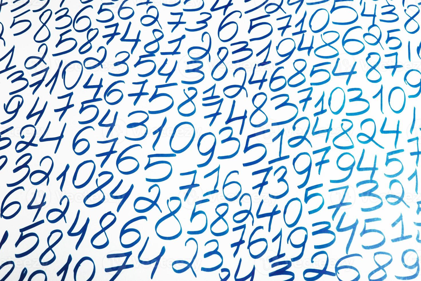 Numbers texture abstraction. Global economy crisis concept. Finance data or education concept. photo