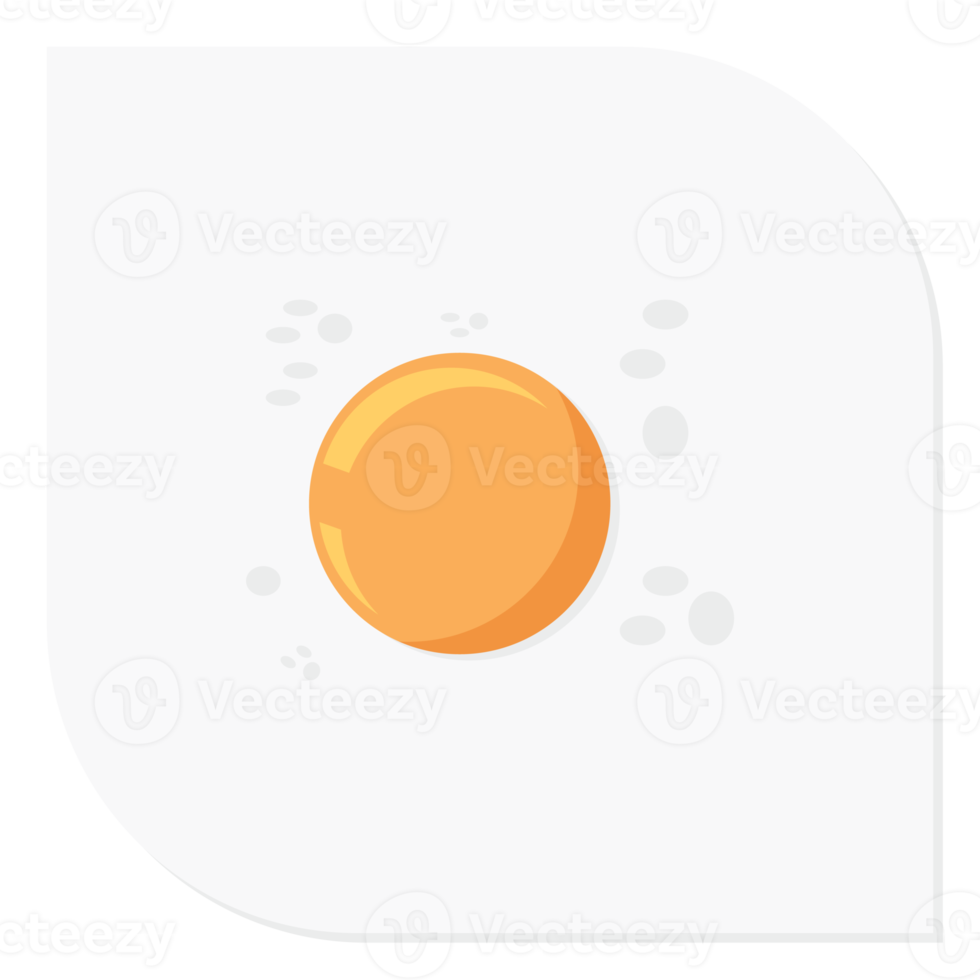 Fried Egg Yolk Fry Food Basic Shape png