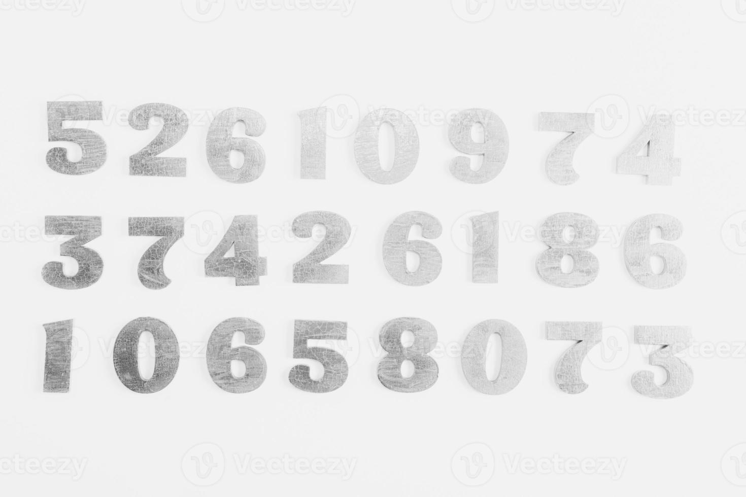 Numbers texture abstraction. Global economy crisis concept. Finance data or education concept. photo