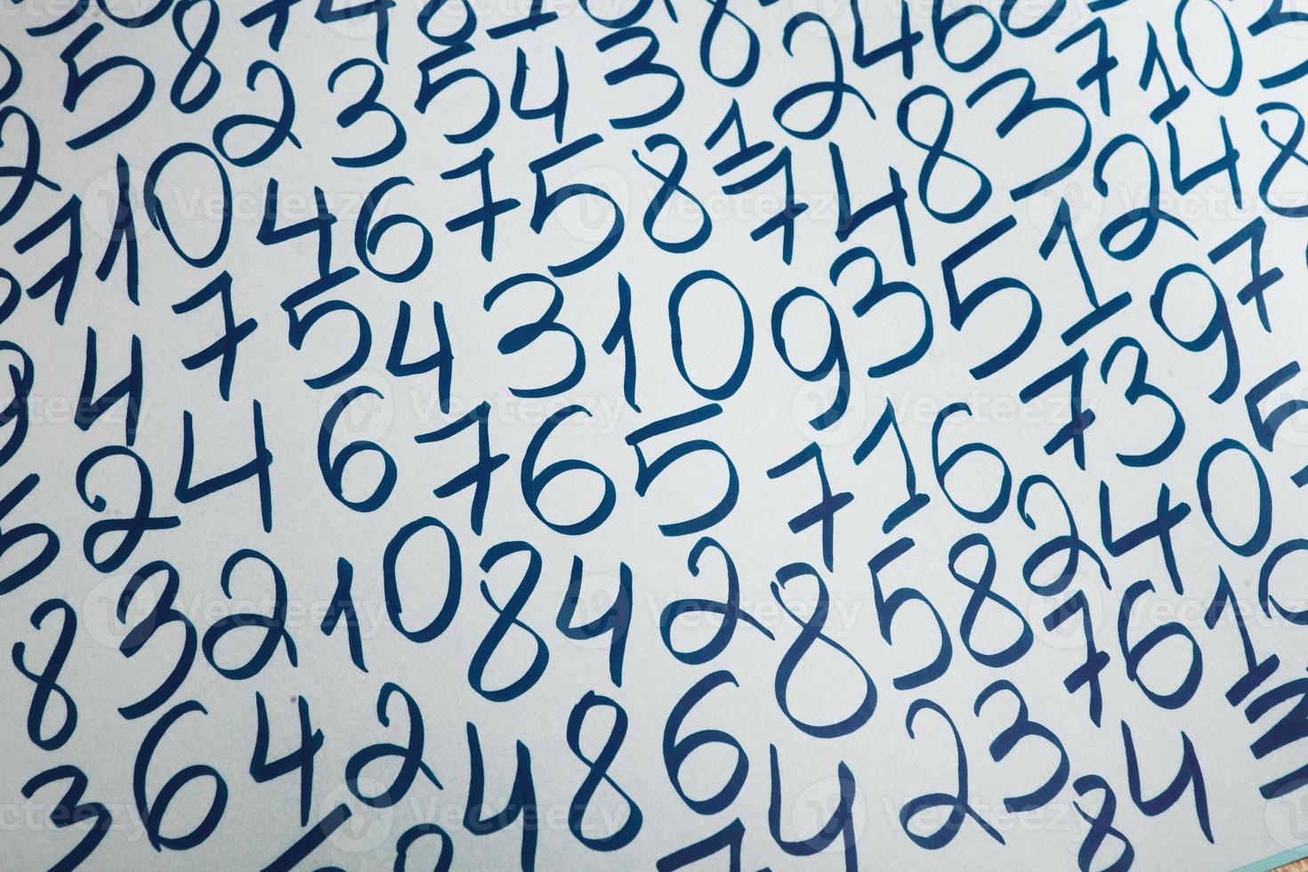 Numbers texture abstraction. Global economy crisis concept. Finance data or education concept. photo
