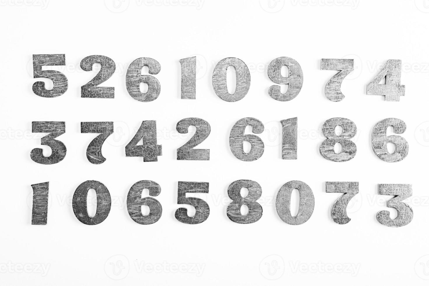 Numbers texture abstraction. Global economy crisis concept. Finance data or education concept. photo