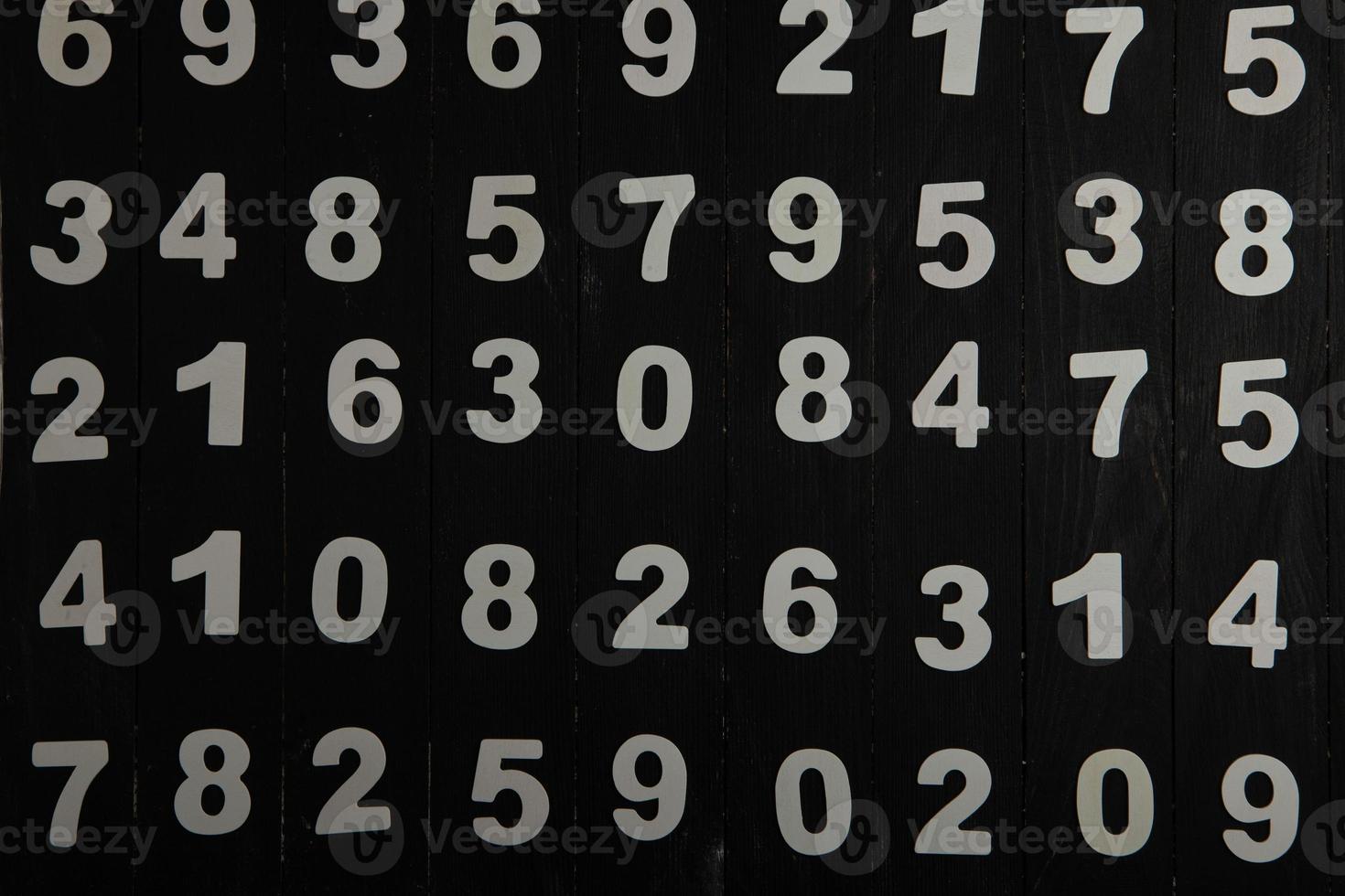 Numbers texture abstraction. Global economy crisis concept. Finance data or education concept. photo