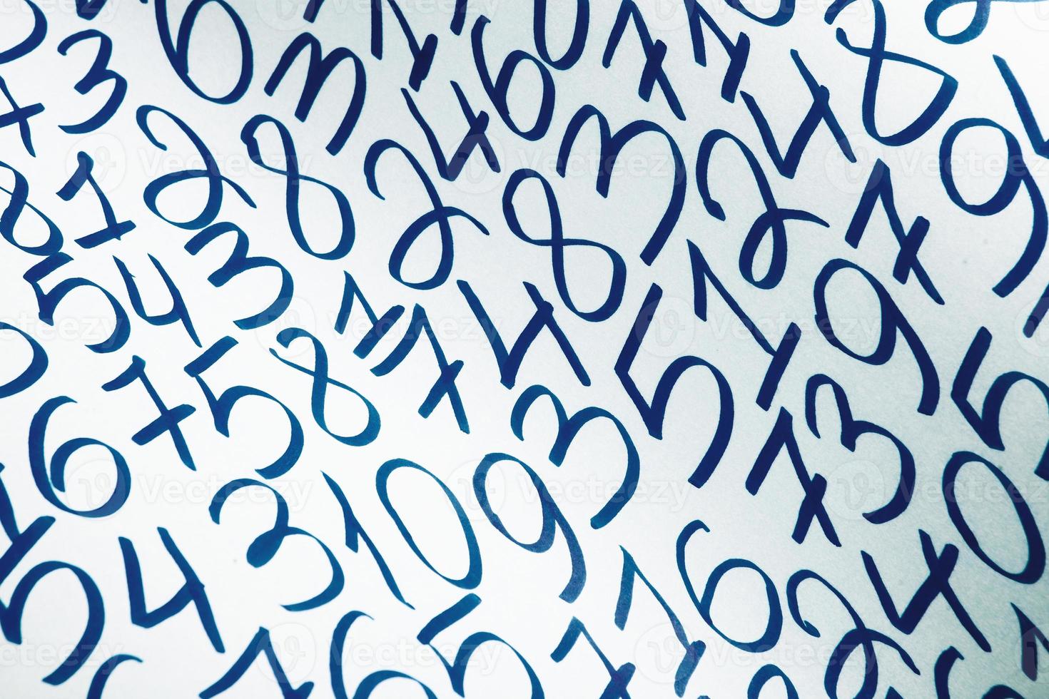 Numbers texture abstraction. Global economy crisis concept. Finance data or education concept. photo